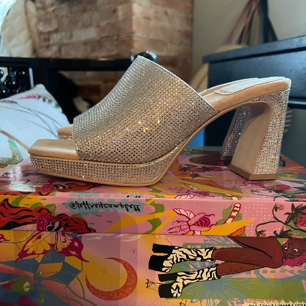 Jeffrey Campbell Silver Heels